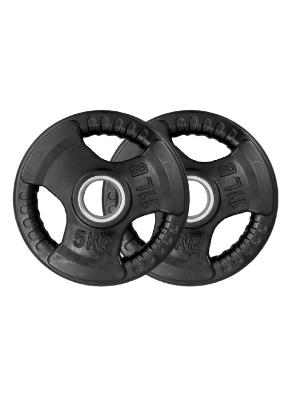 PAR DE DISCOS OLIMPICO AHULADO  5 KG