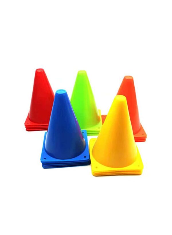 SET DE 5 CONOS DE COLORES PVC